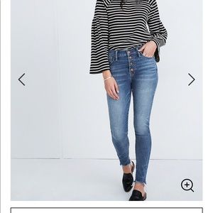 Madewell skinny jean Cordova wash